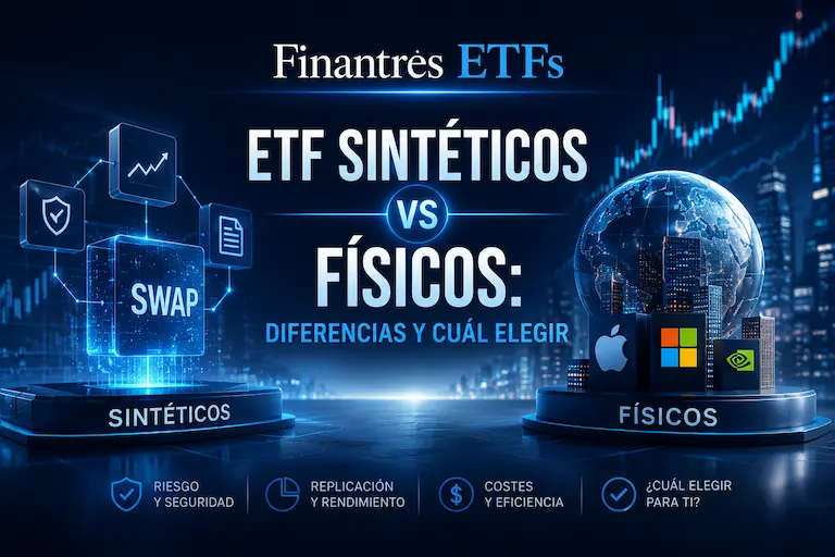 ETFs sintéticos vs físicos comparativa visual