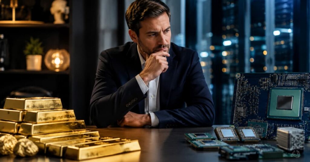 Oro físico frente a chips dos apuestas muy seguidas por el inversor español